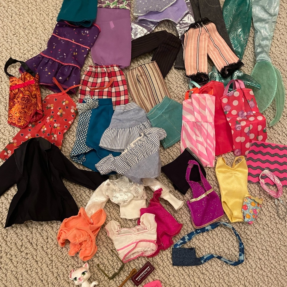 Barbie Clothing Lot 70s, 80s, 90s, 2000s, 2010s